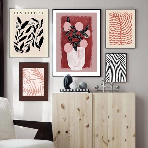 French Style Vintage Poster Gallery Still Life Canvas Painting Retro Flower Wall Pictures for Living Room Home Decor No Frame