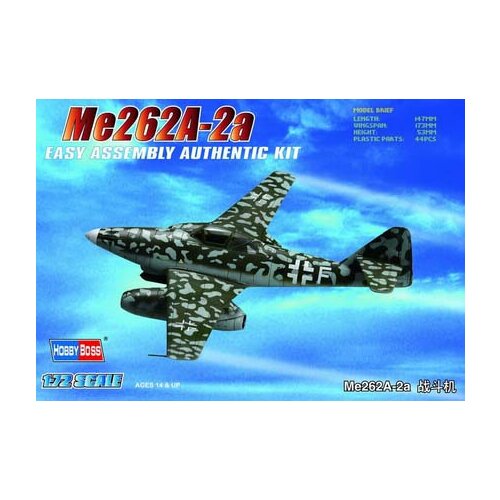 1:72 Germany Me-262A-2a Fighter Military Aircraft Plastic Assembling Model Toy