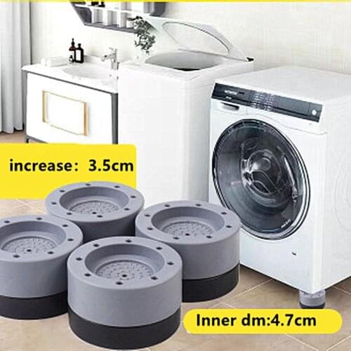 1pcs Anti Vibration Washer Feet Pad Universal Washing Machine Anti-Skid Roller Kit Furniture Lifting Foot Base