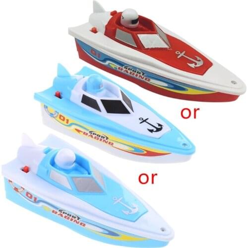 1Pc Play Bath Toy Low Noise Mini Yacht Toys Mini Speedboat Model Toy for Boys Girls Education Toys Play Bath Boat Toys