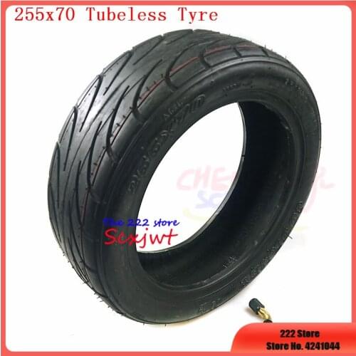 10 inch electric scooter tire 255*70 thickened Tubeless tire 255x70 inflation explosion-proof vacuum tire