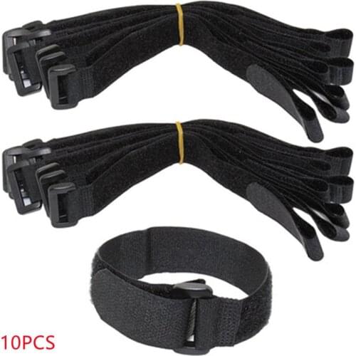10 PCS 2*30cm Reusable Fastening Bike Tie Nylon Hook & Loop Durable Multil Purpose Self-adhesive High Quality Strap Cable Ties