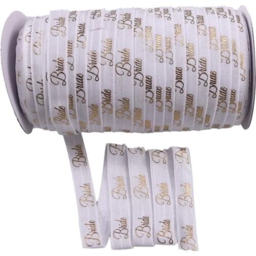 100yard/ lot ,5/8" fold over elastic bands FOE girls hair tie accessories Hair band wrist band elastic band wedding celebration