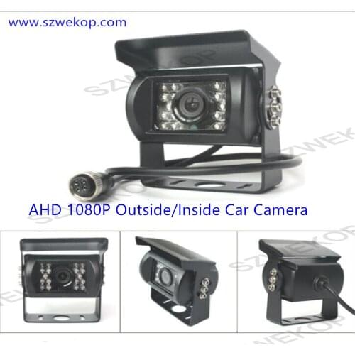 1080P Truck Trailer Bus Video Monitor Truck Reversing Rear View Backup Camera with Aviation/AV/BNC