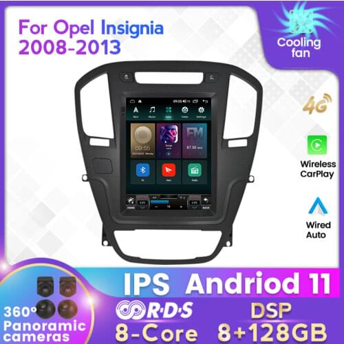 7862C 6G+128G 9.7" Android 11 Car Radio For Opel Insignia Buick Regal GPS Dvd Multimedia Player Auto GPS Navigation 4G 2008-2013