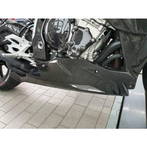 For BMW S1000R 2014 2015 2016 2017 2018 100% Real Carbon Fiber Motorcycle Lower Bottom Oil Belly Pan Panel Cowl Fairing