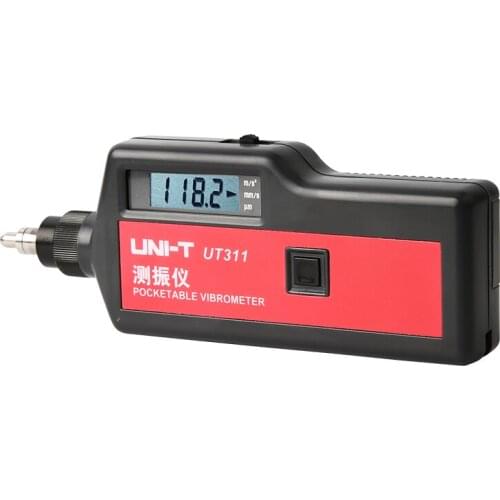 UNI-T UT311 Acceleration Displacement Speed Measurement Seismometer Ndt Vibrograph Vibrometer for Mechanical Equipment
