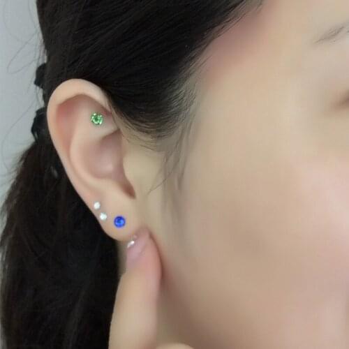 Crystal magnetic ear acupressure, ear seed, Colored Crystal, EAR BEADS FOR AURICULAR ACUPUNCTURE 40 pcs pellets for weight loss