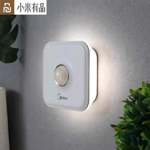 Youpin Human Body Induction Night Light LED Side Light USB Charging Light Sensor / Automatic Induction Simple Smart Home Lamp