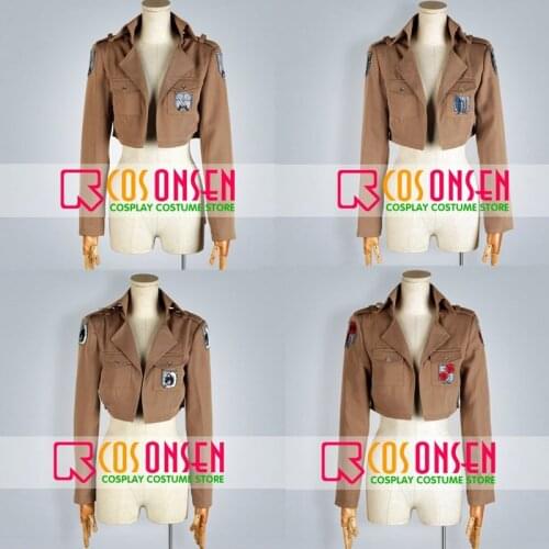 COSPLAYONSEN Attack on Titan Shingeki no Kyojin Legion Training Corp Scouting Legion Military Police Staioned Corps Costume