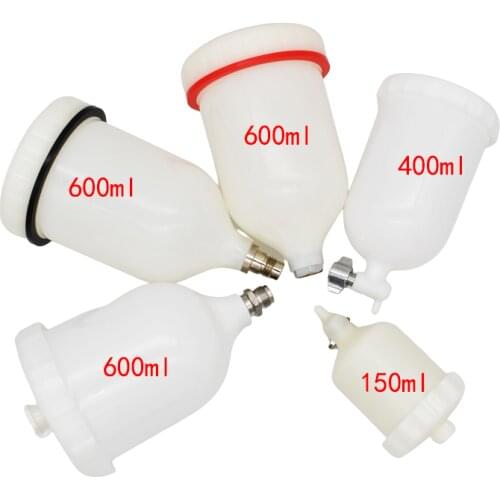 Spray Gun Cup,400CC CUP, Metal paint cup, plastic paint cup for K-3 F-2 W-71 W-101 spray gun Free shipping