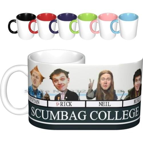 The Young Ones Scumbag College Ceramic Mugs Coffee Cups Milk Tea Mug The Young Ones Young Ones Scumbag College University Uni