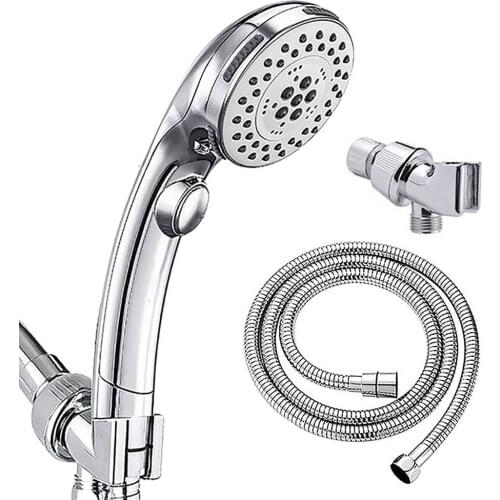 Hand Shower Set Bathroom Shower Nozzle Five-Function Shower Head High Pressure Rainfall Shower Head Set