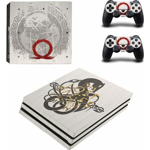 God of War PS4 Pro Stickers Play station 4 Skin Sticker Decal For PlayStation 4 PS4 Pro Console & Controller Skins Vinyl