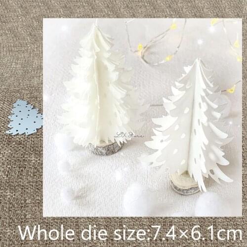 New Design Craft Metal stencil mold Cutting Dies 3D fold tree decoration scrapbook die cuts Album Paper Card Craft Embossing