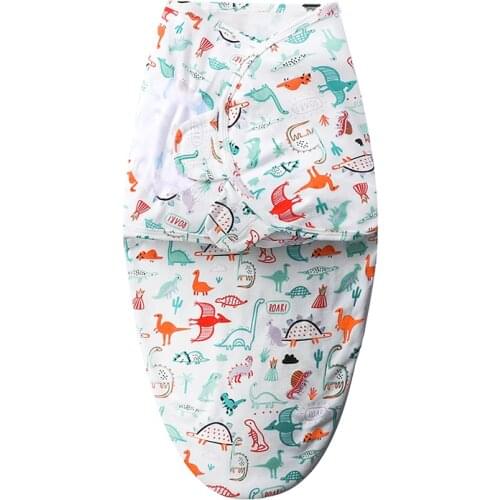 Baby sleeping bag newborn envelope cocoon wrap swaddling soft 100% cotton 0-6 months sleep blanket