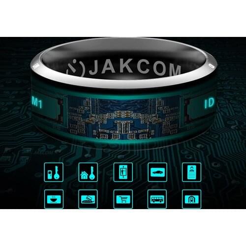 Jakcom R3F Smart Ring New Technology Magic Finger For iOS Android Windows waterproof High Speed NFC Phone Smart Wristbands