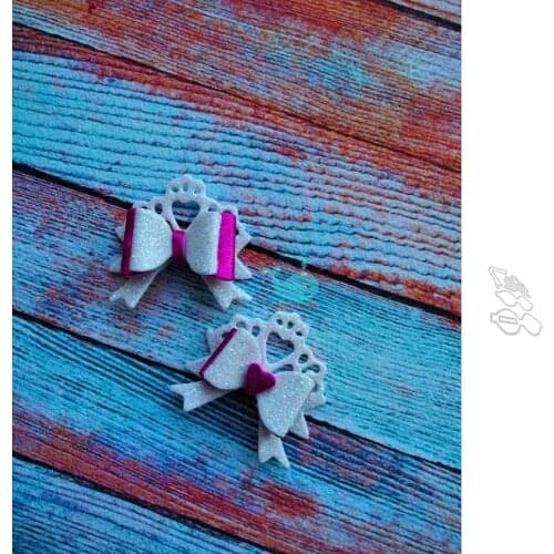 Hair Bow Tie Metal Cutting Dies Scrapbooking Stencils for Album Paper DIY Gift Cards Decoration Embossing Dies New 2020