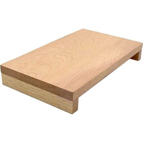 Premium Wooden Jewelry Display Tray Necklace Ring Earring Bracelet Watch Showcase (2 Size, 2 Colors)