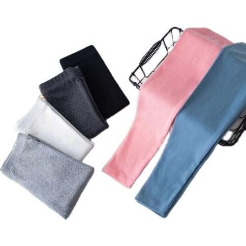 VIDMID girls pants 2021 new childrens spring Girls' cotton leggings pants P4414