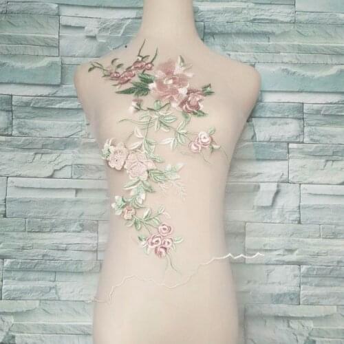 1pc Beautiful Flower Applique Embroidered Sew on Patches For Clothes Dress Fashion Sticker Diy Decoration Repair High Quality