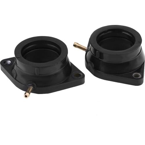 2PCS Motorcycle Carburetor Intake Manifold Boots Good Sealing Performance And Oil Resistant Fit For YAMAHA V-Star 1100 1999-2011
