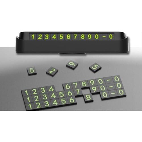 2019 New Car Temporary Parking Card Phone Number Card Plate Auto Accessories for Toyota Camry Highlander RAV4 Crown Reiz Corolla