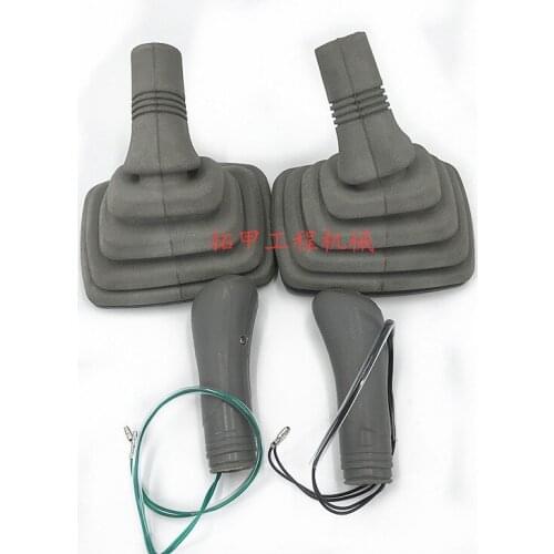 Free shipping for Excavator Hitachi ZAX60 70 120 200 210-1-5-6 Direct Manipulation Handle glue Dirt-Proof Cover Accessories