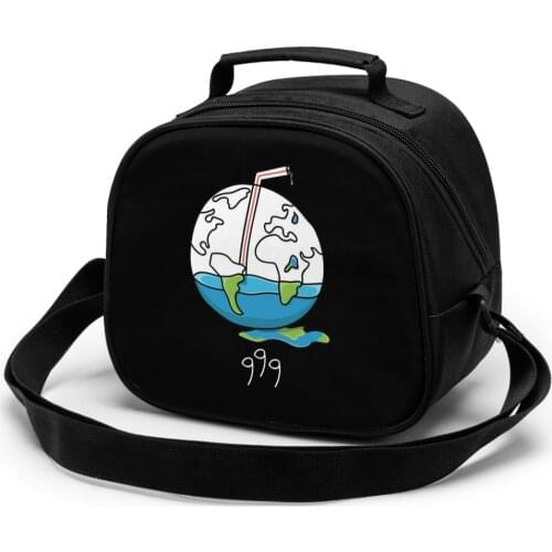 Juice Wrld 999 Children fashion lunch bag thermal insulated bag travel casual insulated picnic bag