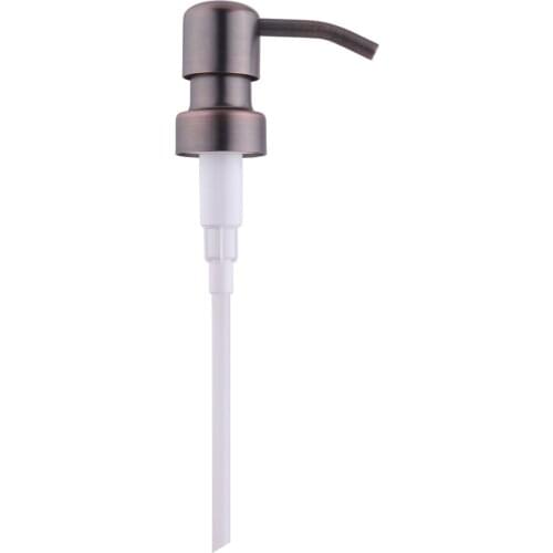 US STOCK Anti Rust Liquid Soap Dispenser Pump Universal Replacement Shampoo Pump with Plastic Jar Tube for Bathroom Press Tool