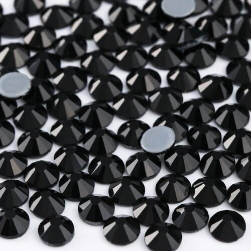Hot fix Rhinestones SS3-SS40 Super Glittle Crystal Glass Strass 144-1440Pcs Clear Hotfix Rhinestones for Diy Clothes Dectoration