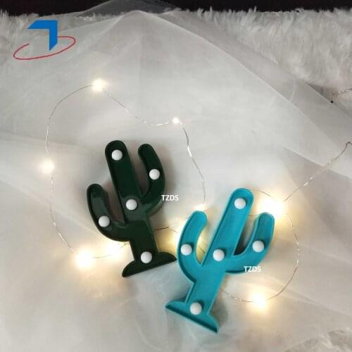 Ins Light Night cactus LED holiday lighting for party living room mall decoration for childrens bedroom