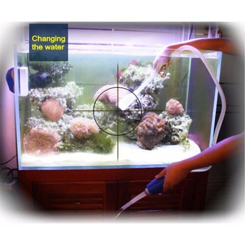 Aquarium Manual Cleaner Tool Siphon Gravel Suction Pipe Filter Fr Fish Tank Vacuum Water Change Pump Tools Nice