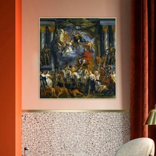 Jacob Jordaens《Triumph of Frederick of Orange》Canvas Oil Painting Artwork Aesthetic Picture Wall Hanging Decor Home Decoration