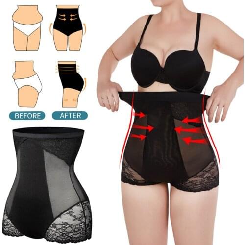 High Waist Shapewear Tummy Control Slimming Panties Abdomen Reducing Body Shaper Butt Lifter Waist Trainer Sculpting Underwear