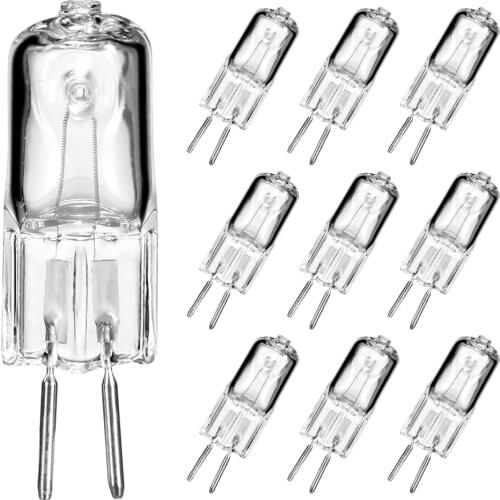 10pcs/Lot G5.3 12V Halogen Bulb 36v G5.3 Light Bulb 12V 35w 50w 75w Aromatherapy Bulbs 12V G5.3 36v Machine Tool Bulbs 20W G5.3