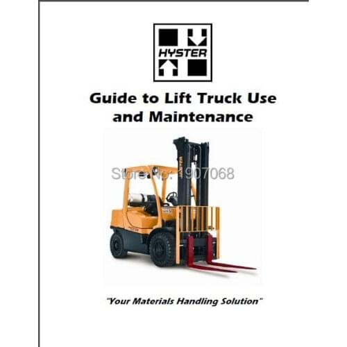 Hyster Literature/Production Pack 2015 for all models ( Warranty Certificate,Guide to Use and Periodic Maintenance,Diagrams)