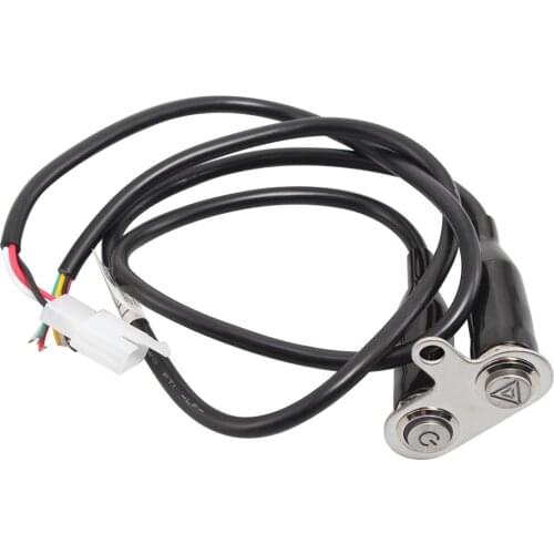 Moto Stainless ON OFF Switch Hand Control LED Warning Flasher Signal DC 12V Waterproof Manual Button For Harley Honda Universal