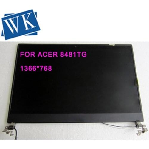 Assembly upper half part 14.0inch LP140WH6 F2140WH6 FOR ACER 8481TG TM 8481 lcd screen assembly free shipping black or coffee
