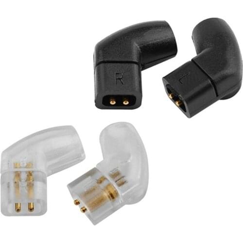 2 Pairs 0.78mm Earphone Pin Jack Plugs For UE18PRO UE11PRO 10PRO 7PRO Headphone Plug Wire connector Solder High quality PC 3.0mm