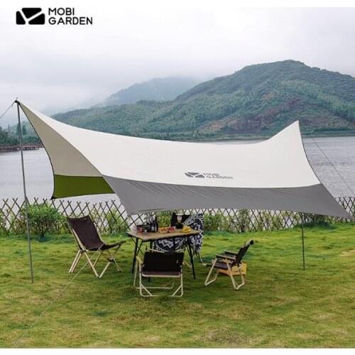 Mugao Di Junting Green waterproof polyester outdoor sunshade canopy outdoor camping windproof outdoor tent