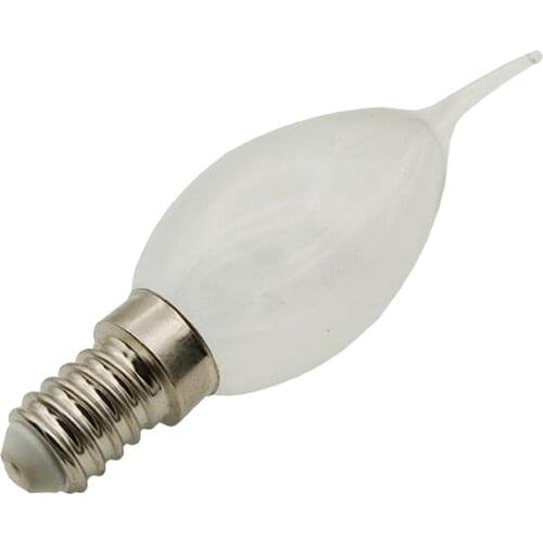 0.7W Dipped Candle Light Bulb Chandelier LED Bulb Replacement with E14 Screw Base