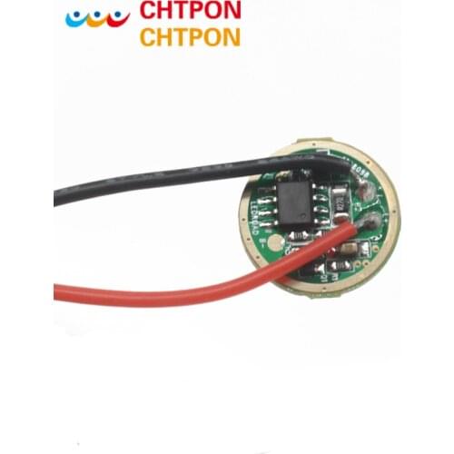 1pcs cree xml led xml2 led T6 U2 driver 17mm 2.7-4.2V 2A 5-Mode LED Driver for CREE XML LED Emitter