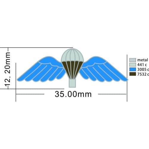 Customs Parachute Wings badge(300pcs/lot)