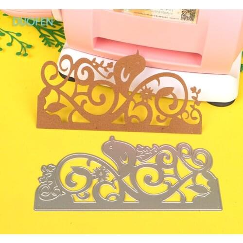 1pct vine and bird stencil metal Cutting dies for DIY papercraft projects Scrapbook Paper Album greeting cards paper works deco