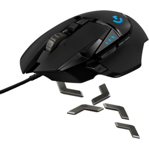 Logitech (G) G502 Hero master game mouse RGB glare G502 RGB upgrade RGB glare Full line upgrade Hero engine 16000DPI