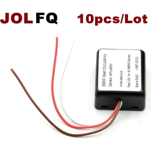 JOLFQ 10pcs/Lot Series CARS Tools Seat Occupancy Sensor SRS Emulator Suitable for BMW Type 1 All bmw Models from 1997-2010