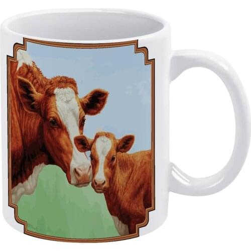 Cattle Mug Ceramic Tea Mug Cheap Fun Cups