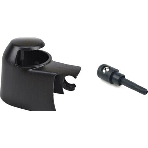 Rear Windshield Wiper Arm Cap Nut Washer Cover Jet Nozzle Fit for Touran