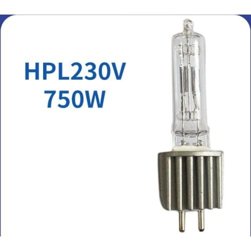 Quartz Spotlight Tungsten Lamp HPL 750W Bubble Boat Searchlight Bulb Photography Stage Bulb